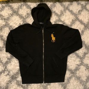 polo Ralph Lauren original zip up hoodie, barley worn, great conditions.